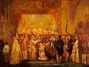 Francois-Rene Moreaux Coronation of Pedro II of Brazil oil painting reproduction